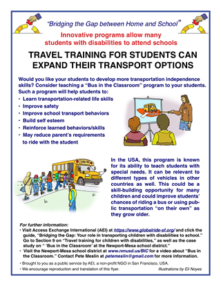 Travel training for students can expand their transport options